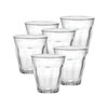 Duralex Made In France Picardie Clear Tumbler, Set of 6, 3-1/8 Ounce