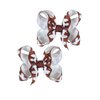 Football Hair Bow Clip Baby Girls Football Hair Barrettes Pin Football Bowknot Hairpin BBG63 (D0)