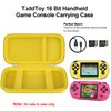 Elonbo Carrying Case Compatible with TaddToy 16 Bit Handheld Game Console for Kids Adults, Classic Retro Video Games Travel Storage Cover Bag, Portable Electronic Game Player Organizer Holder, Yellow