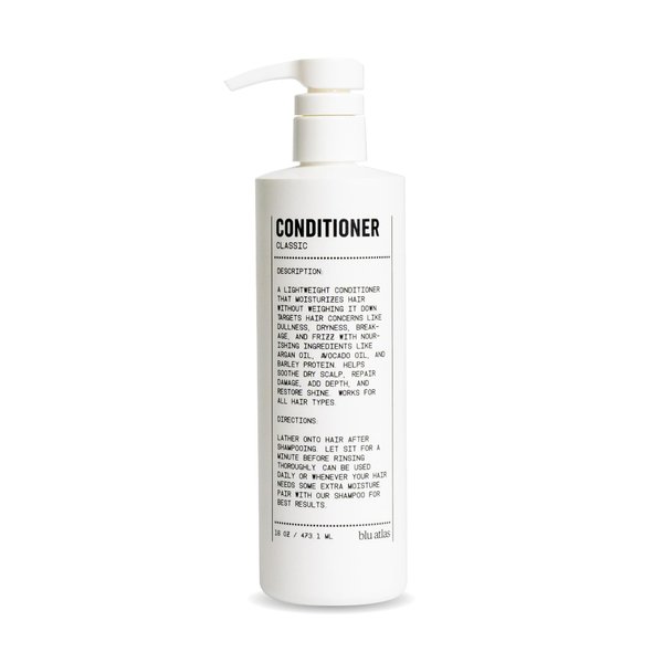 Blu Atlas Mens Conditioner - Classic Scent - Hydrating, Nourishing Conditioner for Healthy Hair, All Hair Types - 16 oz Bottle