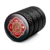 Firefighter Fire Rescue Maltese Cross Tire Rim Wheel Aluminum Valve Stem Caps