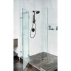 Moen Align Matte Black Pressure Balancing Modern Tub and Shower Trim Kit, Featuring Bathroom Shower Lever Handle for Temperature Adjustment, Shower Faucet Handle (Posi-Temp Valve Required), T2191BL