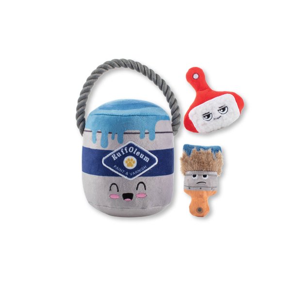 Fringe Studio Plush Dog Toy Set, Fresh Coat of Fun, 3 Piece Set, Pet Shop Collection (312502)