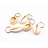 yueton 30pcs Gold Ring Shell Hands Leaves Star Pendant Rings Set Hair Clip Headband Hair Accessories