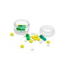 HaiSea Weekly Travel Pill Planner-Monthly Pill Organizer, Daily Month Pill Box-Separate AM/PM Compartments Colors Vary