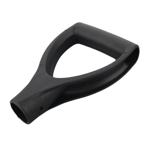 MroMax Shovel D Grip Handle, 1-1/4" Inner Diameter 32mm PVC Spade Snow Shovel Replacement Handle Garden Accessories for Digging Raking Tool Black