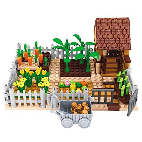 General Jim's Country Garden Farm House Working Fields Building Blocks Toy Bricks Building Set with Accessories Fun Set for Teens and Adults