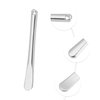 VOCOSTE 4 Pcs Makeup Spatula Mini Spoon, Eye Cream Massage Sticks Beauty Scoop, for Facial Cosmetic Face Cream, Zinc Alloy 2.32"x0.30", Silver Tone