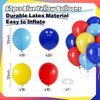 Blue Red Yellow Balloons Royal Blue Yellow Red Balloons for Paw Party Decorations 60PCS 12INCH Blue Red Yellow Helium Latex Balloon for Arch Carnival Circus Birthday Supplies