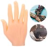 Tattoo Practice Hand Fake Skin Silicone Soft Tattoo Practice Fake Hand for Tattoo Artists Beginners Mannequin Hand for Tattoo Artists and Beginners (Right Hand)