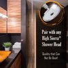 High Sierra Showerheads E-Z Reach Solid Metal Shower Arm Extension, Chrome Finish, 6"