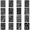Qpout Tattoo Stencils For Kids Adults, 16 Sheets Henna Tattoo Stencil Kit, Small and Big Tattoo Stencils Designs, Tattoo Stencils for Real Tattoos, Skeleton Spider Owl Flower Butterfly Tribal Totem