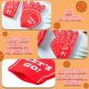 Sinmoe 24 Pcs Sports Fan Foam Finger Mini Foam Fingers Foam Hand Foam Finger 1 for Sports Themed Birthday Party Supplies Sport Events Baseball Basketball Soccer Team Gifts (Red)