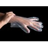 KingSeal Light Duty Poly Disposable Gloves, Powder-Free, Latex-Free, Size Medium - 1 Box of 500 Gloves By Weight