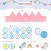BONNYCO Unicorn Birthday Crown with Interchangeable Numbers from 0 to 9 & Themed Figures First Birthday Gifts for Girls, Birthday Hat, 1st Birthday Crown Girl | Unicorn Crown for Girls, Carnival