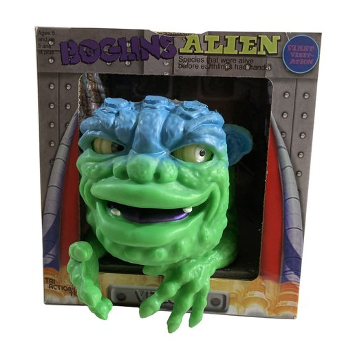 BOGLINS Alien Vizlobb 8” Collectible Figure with Super Stretchy Skin & Movable Eyes and Mouth, Popular Retro Toy from The 80's for Kids and Collectors