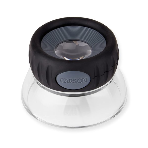 Carson LumiLoupe Plus 10.5x Power Focusable Stand Loupe Magnifier (LO-10)