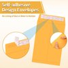 20 Pack Catalog Envelopes Self Seal, 6 x 9 Inches Catalog Mailing Envelopes,Brown Manila Envelopes for Mailing, Organize, Storage, Home, Office