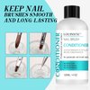 LOUINSTIC Acrylic Nail Brush Cleaner - Quickly Clean Gel/Acrylic Nail Brushes, Paint Brushes, Airbrushes, Art Tools, Nail Brush Cleaner Conditioner Preserver and Restorer 4 OZ