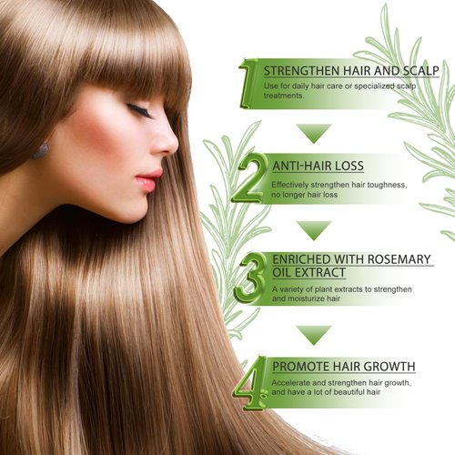 KOSIMI 2Pcs Shelure Rosemary Hair Oil Organic, Shelure Hair Growth Oil, Shelure Hair Treatment Advanced, Shelure Hair Activator Oil, Hair Extract Oil for Women