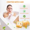 3 PCS Turmeric Soap Bar, Natural Bar Soap for Face & Body, Handmade Tumeric Soap with Coconut Oil, Cleanse Skin, Moisturizing & Soothing Gentle Cleanser Soap for All Skin Types