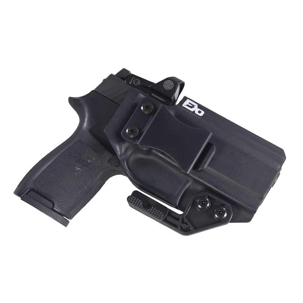 Fierce Defender IWB Kydex Holster Sig P320c RX w/Optic Cut The Paladin Series -Made in USA- (Black)
