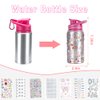Valentines Day Gifts for Kids, Gift for Girls, Decorate Your Own Water Bottle for Girls, Gem Stickers for Kids Age 5-9, Gifts for 6 + Year Old Girls DIY Toys Arts and Crafts Kit Ideas Birthday