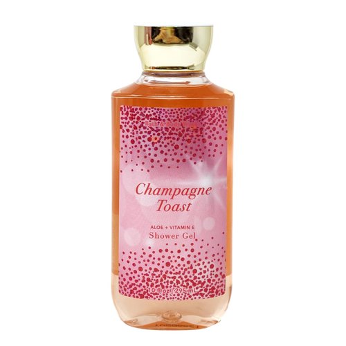 Generic Bath and Body Work CHAMPAGNE TOAST Duo Set - Shower Gel and Body Lotion - Full Size, Pink