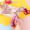 Kids Scissors, 6" Safety Scissors for Kids, Small School Student Blunt Tip Kids Craft Scissors, Age 3-5, 4-8, Sharp Stainless Steel Blades Comfort Grip for Classroom Toddler and Children Cutting Paper