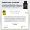 HPN NAD+ Booster – Nicotinamide Riboside Alternative (NAD3) for Men & Women | Anti Aging NRF2 Activator, 312 mg per Serving – Natural Energy Supplement for Longevity & Cellular Health, 30 Veggie Pills