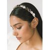 Huachi Rhinestone Headbands for Women Baroque Crystal Pearl Womens Headband Wide Elastic Head Bands for Women’s Hair Glitter Green Jeweled Bridal Luxury Hairband Hair Accessories