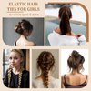 Randota Hair Ties No Damage, 15PCS Ponytail Holders, Hair Rubber Bands No Damage, Thick Hair Ties, Elastic Hair Ties for Thick Hair, Braided Hair Bands for Women’s Girls Hair