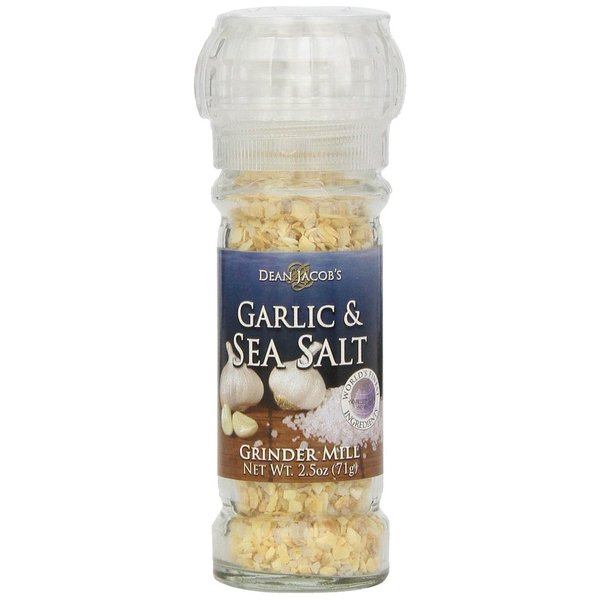 Dean Jacob's Garlic and Sea Salt Glass Grinder
