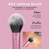 Real Techniques Everyday Essentials + Sponge Kit, Makeup Brushes & Makeup Blending Sponge Set, For Foundation, Blush, Bronzer, Eyeshadow, & Powder, Vegan Synthetic Bristles, 5 Piece Set