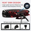 1 Pack Forklift Warning Light LED Forklift Safety Light, Pedestrian Red Zone Warning Lamp, Red Line Boundary Warehouse Work Light Truck 30W, DC12-80V