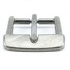 Classic Belt Buckle for Men for Women Replacement Leather Belt (Antique Silver, 1-1/2")