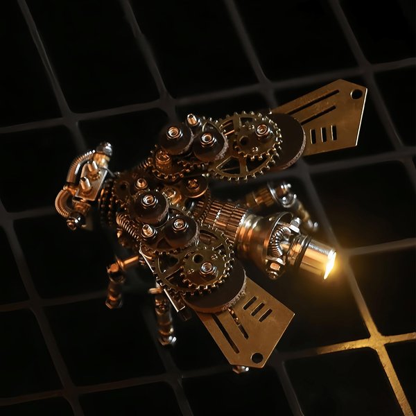 Adult 3D Metal Puzzle, Punk Insect Metal Model Set, 3D Metal Puzzle Mechanical Insect Building Blocks, Fun DIY Assembly, high-end Men's Gifts.