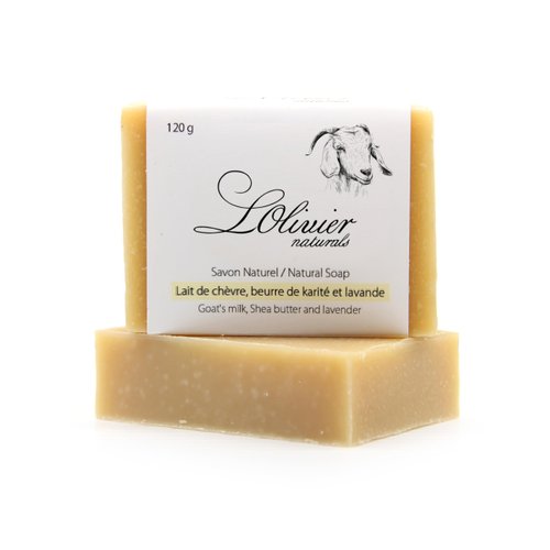 L'OLIVIER NATURALS Bar Soap 2 Pack (Goat's Milk Lavender)