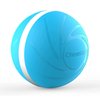 Cheerble Wicked Indoor Outdoor 3 Mode Self Propelling Interactive Dog Toy Ball for Boredom and Mental Stimulaiton, 3 inch Diameter, Blue