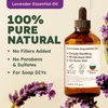 Kukka Lavender Essential Oil for Diffuser & Skin - Huge 4 Fl Oz - 100% Pure Natural Lavender Oil to Relax & Unwind - Experience Calming Relaxation for Hair, Body, Aromatherapy & DIY Soap Making Scent