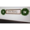 LSKYTOP 2 Pack Boxwood Wreath Round Wreath Artificial Wreath Green Leaves Wreath Door Wall Window Decoration,12Inch/PC