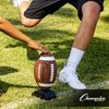 Champion Sports Extra-Point Kicking Tee for Kickoff Practice, 2” Black - Ball Holder Tees for Footballs - Kicking Block and Accessories for Adults, Kids, Coaches