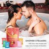 MR MIRYE Shower Steamers Aromatherapy - 20 Pack Shower Bombs Aromatherapy Birthday Gifts for Women, Organic Watermelon, Orange & Vanilla, Sea Salt & Orange, Rose, Tea Tree, Gift Baskets for Women