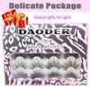 DAODER False Eyelashes 25MM Mink Lashes Dramatic Look Fluffy Long Fake Eyelashes Wispy 25mm False Lashes Strip 10 Variety Pairs Mixed for Halloween Bold Makeup