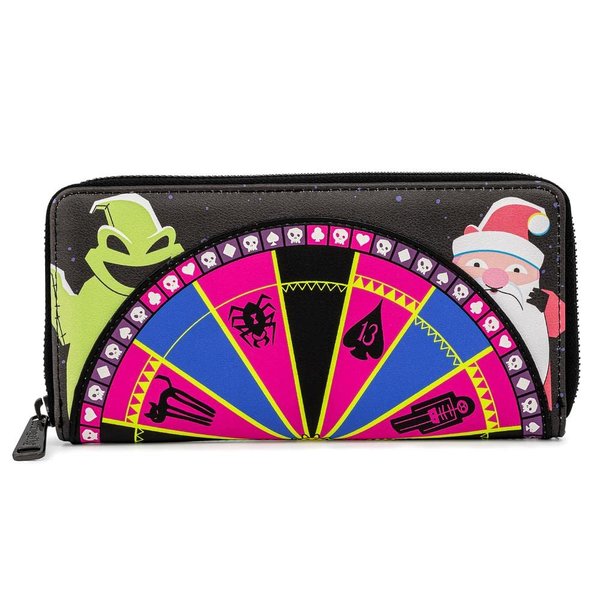 Loungefly Licensed Nightmare Before Christmas Oogie Boogie Metal Zip Around Wallet
