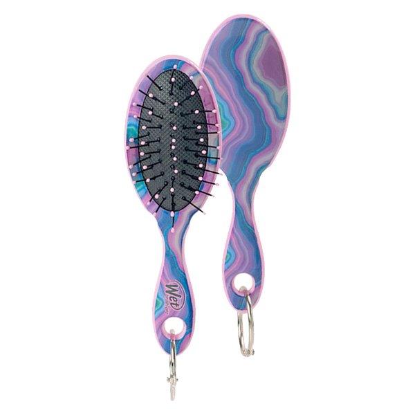 Wet Brush-Pro Keychain Hair Brush, Limited Edition Fantastic Voyage, 1 Count (Pack of 2), Galaxy Stone