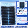 Left&Right Lash Clusters Kit Fluffy Eyelash Extension Kit Thick Cluster Eyelash Extensions Lash Extension Kit Individual Lashes Clusters Eyelash Clusters with Bond and Seal and Tweezers by TNFVLONEINS