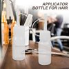 BCOATH 12pcs Hair Dye Bottle Glue Bottles with Fine Tip Hair Dye Container Paint Quilling Bottles Dye Dispensing Bottle Hair Squeeze Bottle Hair Application Bottle Translucent or Flux