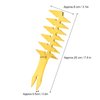 Wide Tooth Comb, Double Sided Comb, Men's Comb for Hair Styling Unique Hair Style Barber Accessories (Gold)