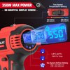 Cordless Heat Gun for Milwaukee m18 Battery, LIVOWALNY 18V 350W 122℉~1202℉ (50℃-550℃) Variable Temperature Control Hot Air Gun with LCD Digital Display for Shrink Tubing, Crafts (No Battery)